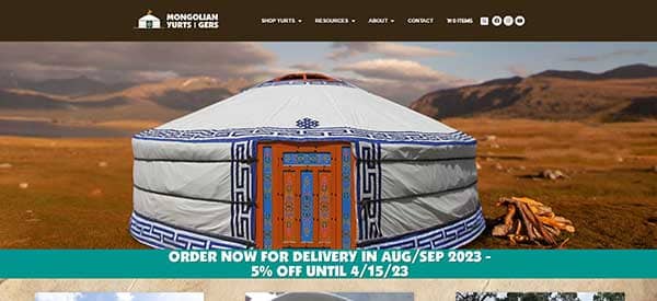 Mongolian Yurts | Gers website