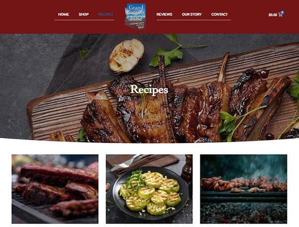 Grand Canyon BBQ Ecommerce | INDIGO8